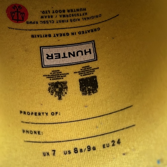 Hunter Red and Orange Rain & Snow Boots - Picture 4 of 4